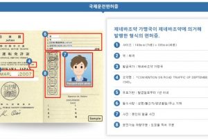 일본에서 렌트카를 빌릴 떄 필요한 서류 (국제면허증을 해석)